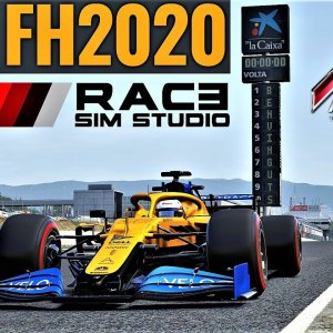 Race Sim Studio FH2020 Barcelona HOTLAP | Assetto Corsa | 4K