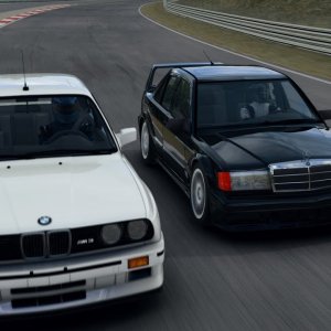 [VR] 190E 2.5-16 Evolution II vs BMW M3 E30 Evo3 Bilster Berg