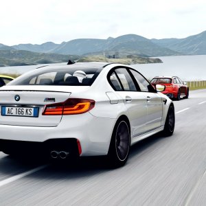BMW M5 F90, E63AMGS, RS6 C8, AMG GT63S. Assetto Corsa Highlands Replay.