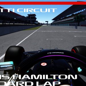 F1 2020 - Lewis Hamilton Bugatti Circuit Onboard - Assetto Corsa
