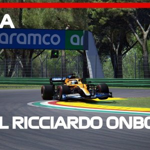 F1 2021 Daniel Ricciardo Onboard Lap Imola - Assetto Corsa
