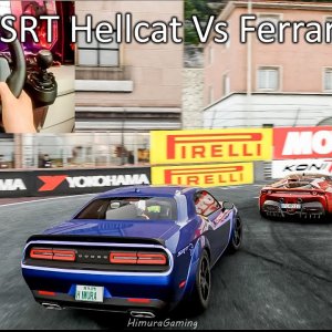 Dodge SRT Hellcat Vs Ferrari Sf90 At Monaco | Project Cars 3 Ultra Graphics Mod G920 Gameplay 4k