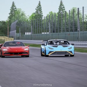 Ferrari Sf90 And Lamborghini Huracan STO At Tsukuba Circuit | Assetto Corsa Amazing Graphics 4k