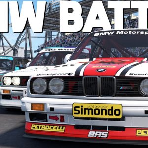 Which sim racing title has the best BMW touring car.