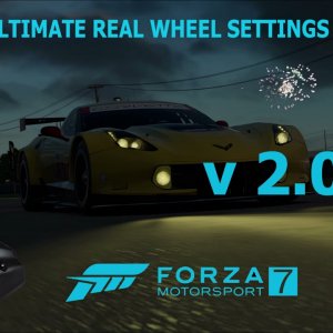 FORZA7 ULTIMATE STEERING SETTINGS RFACTOR2 STYLE PROJECT V2.0b!!!