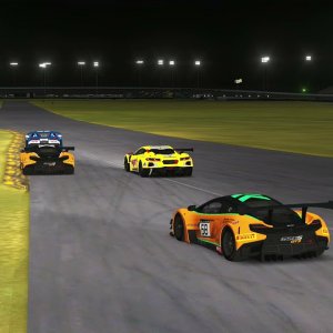 rFactor 2 Daytona Night Race Corvette C8R vs C7R door to door racing