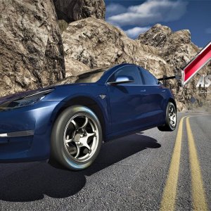 Assetto Corsa Mod: Tesla Model 3 Plaid