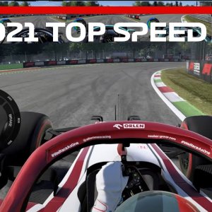 F1 2021 Top Speed  Test