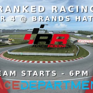 Ranked Racing - GTR 4 at Brands Hatch Indy | RaceRoom | and Giveaway