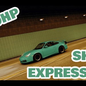 Cruising a 1300HP Porsche On Shuto Expressway - Assetto Corsa