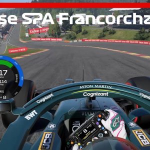 F1 2021 Reverse Spa-Francorchamps - Aston Martin Onboard