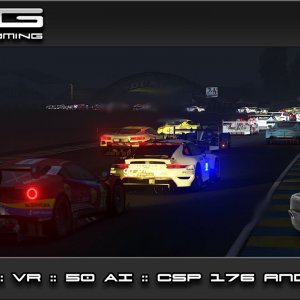 Assetto Corsa:  Le Mans :: VR :: 50 AI :: CSP 1.76 & Sol 2.1.3