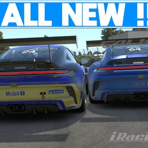 Checking out the iRacing Porsche 911 GT3 992 cup car at Hungaroring