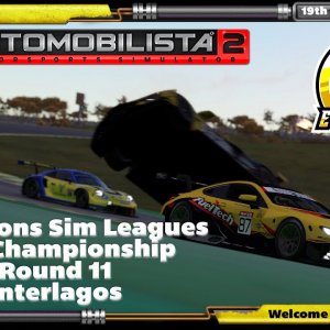 Welcome to Crash Fest! - ANSL Automobilista 2 GTE Championship Round 11 - Interlagos