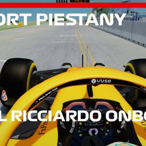 F1 2021 Airport Piestany Daniel Ricciardo Onboard Lap - Assetto Corsa