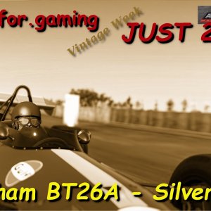 JUST 2 LAPS - Vintage Week Special - Automobilista 2 - Silverstone Historic -  Brabham BT26A