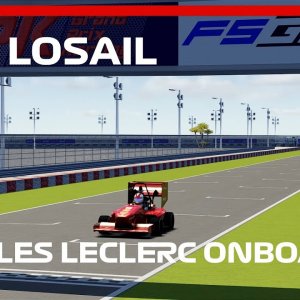 F1 2021  Charles Leclerc Onboard Lap Mini Losail - Formula Student