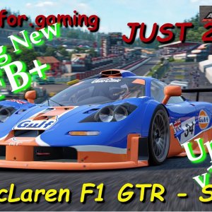JUST 2 LAPS - Automobilista 2 - Update v1.3.0.0 - Testing new FFB+ feature at Spa on McLaren F1 GTR
