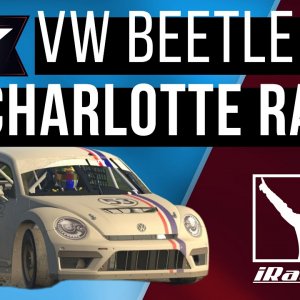 iRacing: Charlotte Motor Speedway Rally - VW Beetle Lite - Rally - Rookie - Let´s play - Deutsch