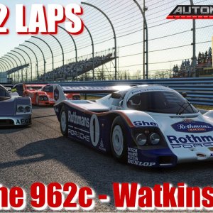 JUST 2 LAPS - Automobilista 2 - Porsche 962c - Watkins Glen - Mod by chrisi2174@racedepartment.com