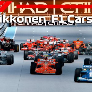 Kimi Raikkonen F1 Cars (2001 - 2021) | Abu Dhabi GP | Assetto Corsa