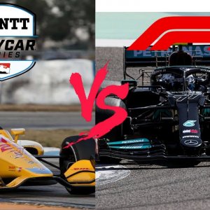 The iRacing Mercedes AMG W12 Formula 1 vs NTT Indycar