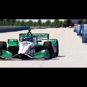 Breaking the Indycar Lap Record at Cleveland (Assetto Corsa Hotlap)
