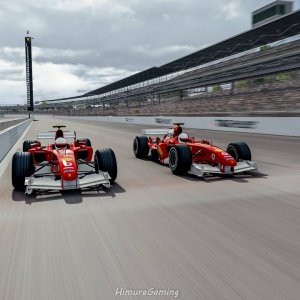 Michael Schumacher - Rubens Barrichello Indianapolis Photo Finish [ Assetto Corsa ]