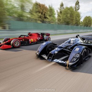 Red Bull X2010 1500Hp Vs 2021 Formula 1 Cars At Le Mans | Assetto Corsa 4k