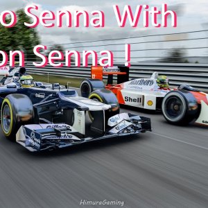 Bruno Senna With Ayrton Senna 1 Lap At Nurburgring
