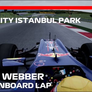 F1 2010 Red Bull RB6 | intercity Istanbul Park | Mark Webber Onboard