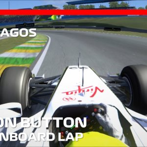 F1 2009 Brawn GP BGP 001 | Autodromo José Carlos Pace | Jenson Button Onboard