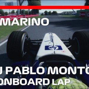 F1 2002 BMW Williams FW24 | Juan Pablo Montoya | Autodromo Enzo & Dino Ferrari Onboard