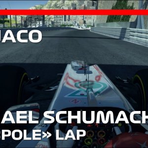 "LAST" POLE OF THE KAISER | Mercedes F1 W03 | Monaco | Michael Schumacher Onboard