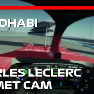 DRIVER'S EYE | F1 2021 | Etihad Airways Abu Dhabi Grand Prix | Charles Leclerc Helmet Cam