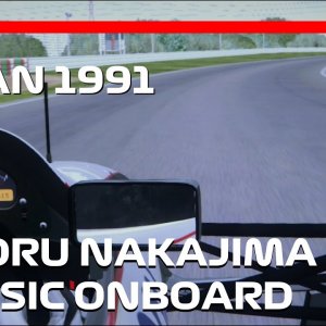 THE FIRST NOSE CONE IN F1 | 1991 Tyrrell 020 | Suzuka | Satoru Nakajima Onboard