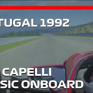 UNLUCKIER THAN ALESI? | F1 1992 Ferrari F92A | Autódromo do Estoril | Ivan Capelli Onboard