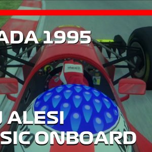 THE LAST V12 WINNER WITH A ONE-OFF WIN | 1995 Ferrari 412T2 | Montreal | Jean Alesi Onboard