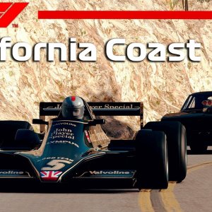 NA ESTRADA COM UM F1 - CALIFORNIA COAST | Lotus F1Team 79 | Assetto Corsa