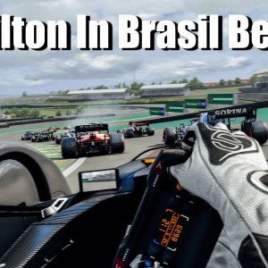The car Lewis used at Interlagos Brazil be like: