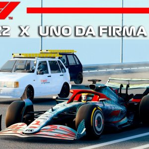 F1 2022 vs Uno da Firma | DESAFIO 4000mts | Assetto Corsa