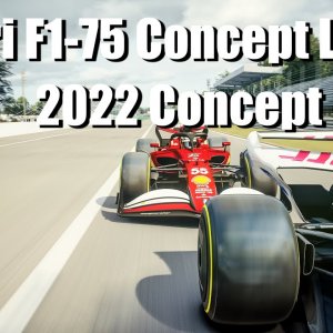 [ 2022 Concept DRS ] Ferrari F1-75 Concept Livery With Haas Vf-22 | Assetto Corsa