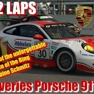 JUST 2 LAPS - RaceRoom - UPDATE - NEW Liveries PORSCHE 911 GT3 R - Inc. the legendary Sabine Schmitz