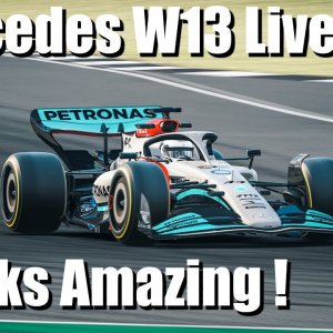 The NEW Mercedes W13 Shakedown AT SILVERSTONE ! | Assetto Corsa