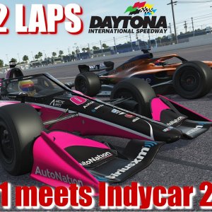 JUST 2 LAPS - rFactor2 - F1 2021 meets Indycar 2021 in Daytona - 4k HQ Video