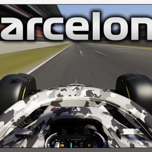 Assetto Corsa C42 with test livery (F1 2022) Barcelona Onboard Lap