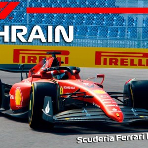 F1 2022 - Scuderia Ferrari F1-75 Onboard with Charles Leclerc in Bahrain - Assetto Corsa
