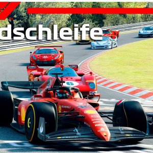 Track Day com o Scuderia Ferrari F1-75 em Nordschleife | Assetto Corsa