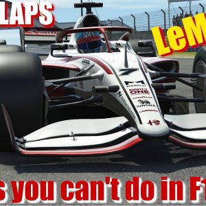 Things you can't do with F1 2021 - Racing in LeMans - rFactor2 - 4K HQ Video - JUST 2 LAPS