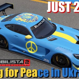 Sim Racers stay united for PEACE in UKRAINE - JUST 2 LAPS